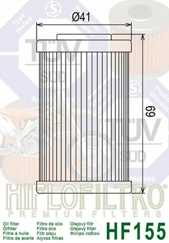 Filtro olio HF155 Ktm 2000 - 2007