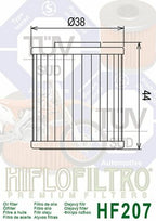 Filtro olio HF207 Kawasaki Kxf / Suzuki Rmz 2004 - 2026