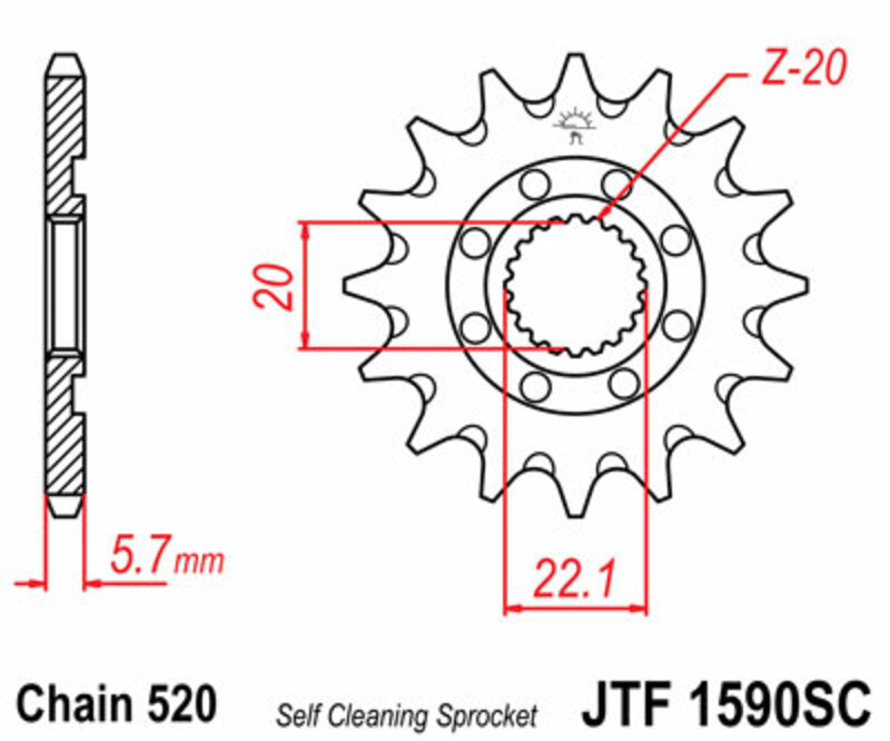 Pignone Yamaha Yz 125 2005 - 2026 Yzf / Wrf 250 2001 - 2026 Fantic Xe / Xx 125 2020 - 2026
