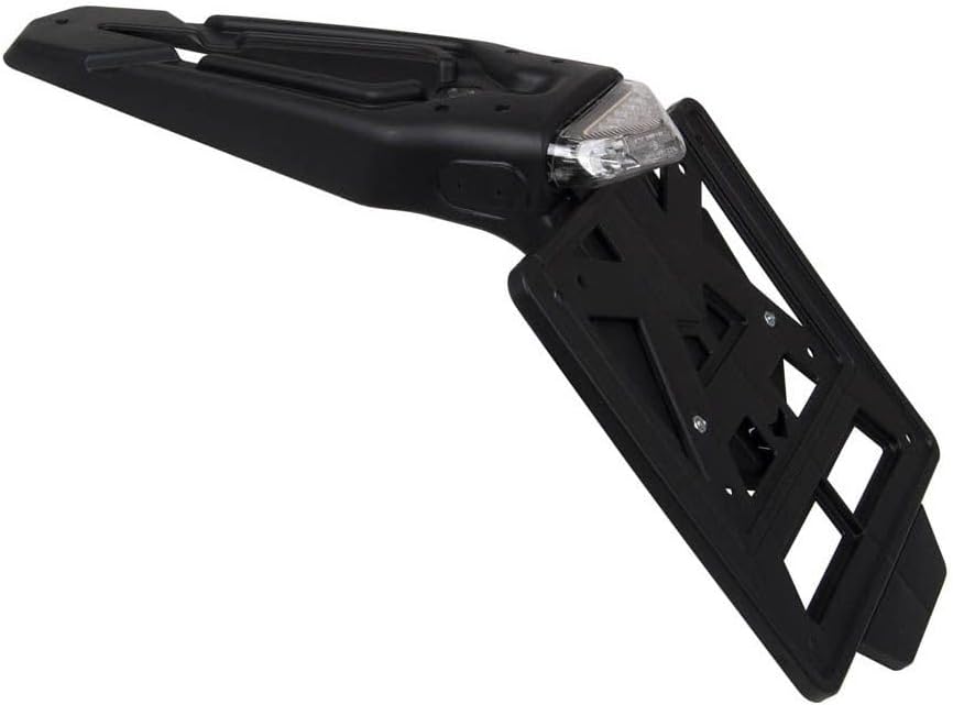 Portatarga integra con led  universale inclinazione omologata R-tech