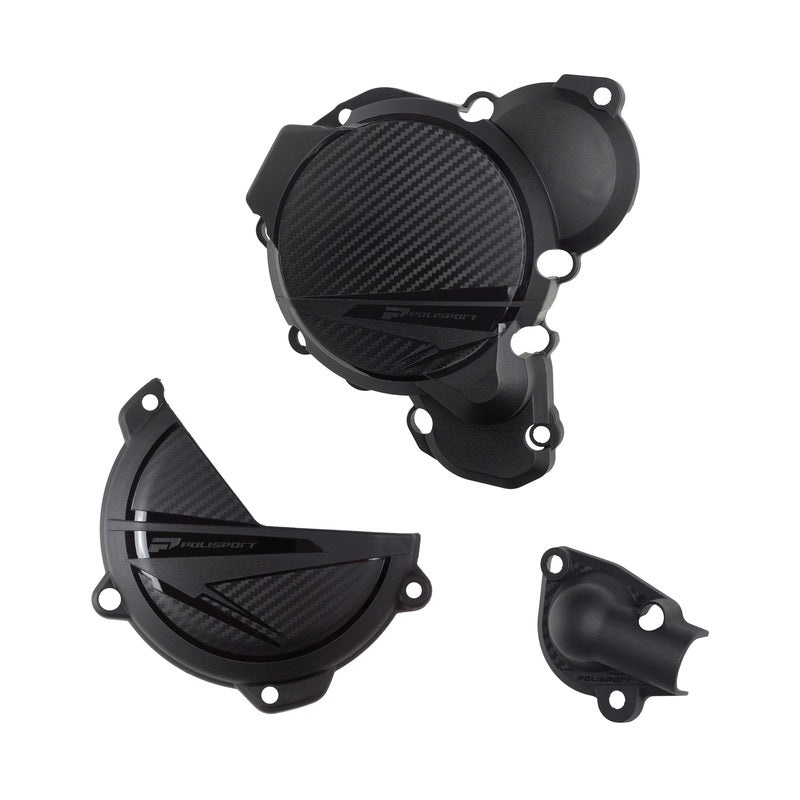 Kit protezioni carter Polisport frizione, generatore e pompa acqua Ktm Exc 250 / 300 2024 - 2026