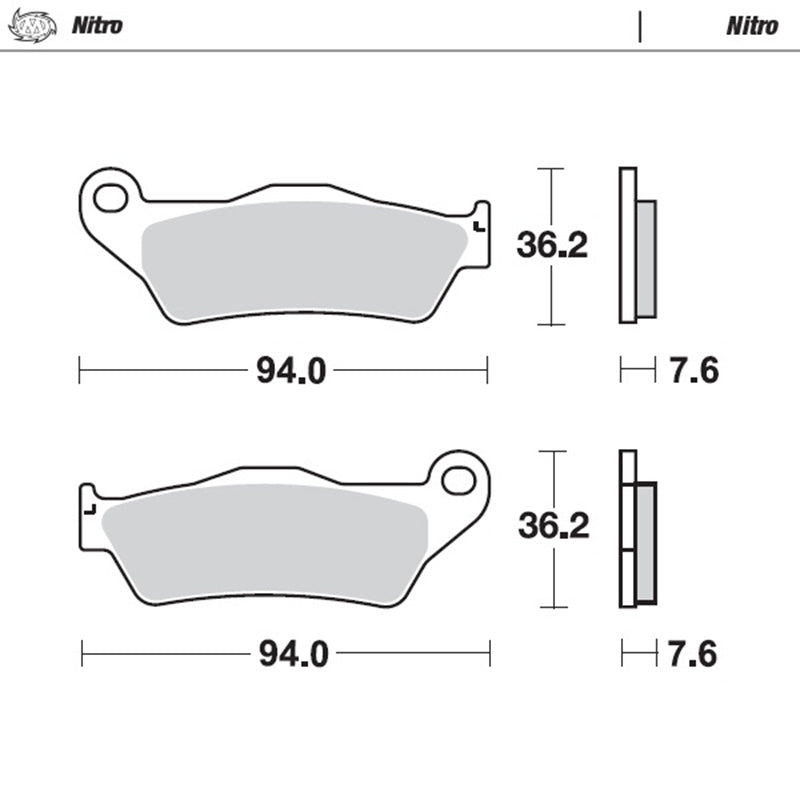 Pastiglie freno ant. sinterizzate nitro Brembo Ktm, Husqvarna, Gas Gas, Sherco, Stark varg, Tm