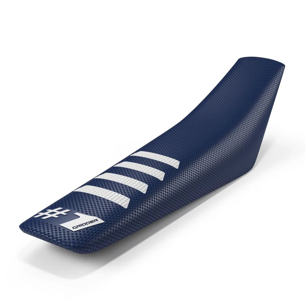 Coprisella OneGripper Ribbed - Blu Scuro e Bianco