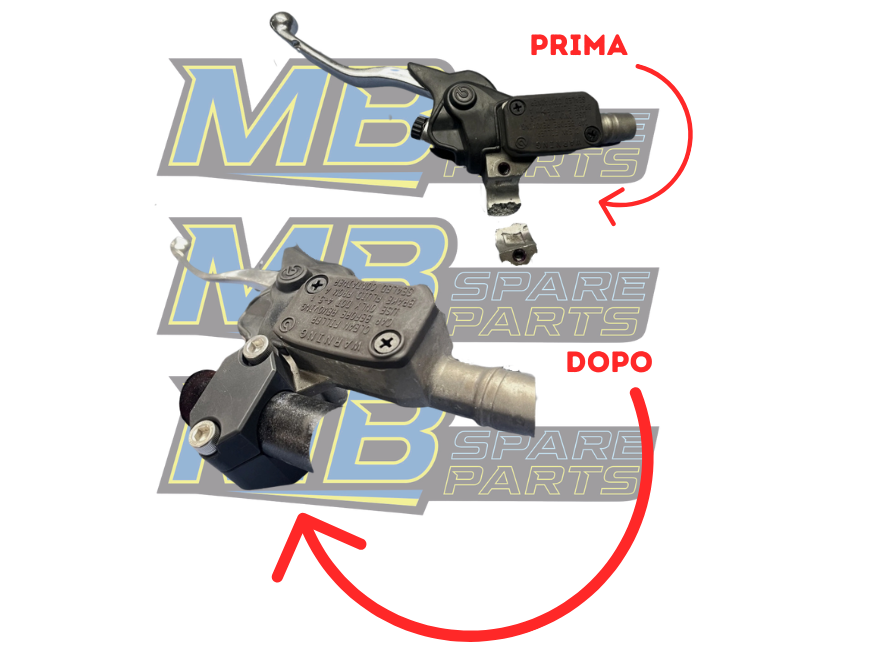 Collare CNC Riparazione Braccialetto Pompa Frizione Nero — MB Spare Parts