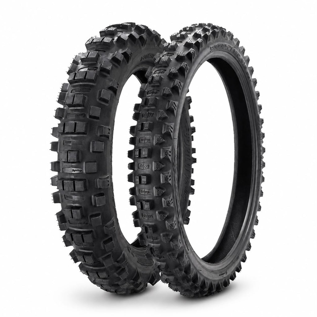 Coppia copertoni Borilli 7 days omologate fim enduro 140/80-18 - 90/90-21 Medium