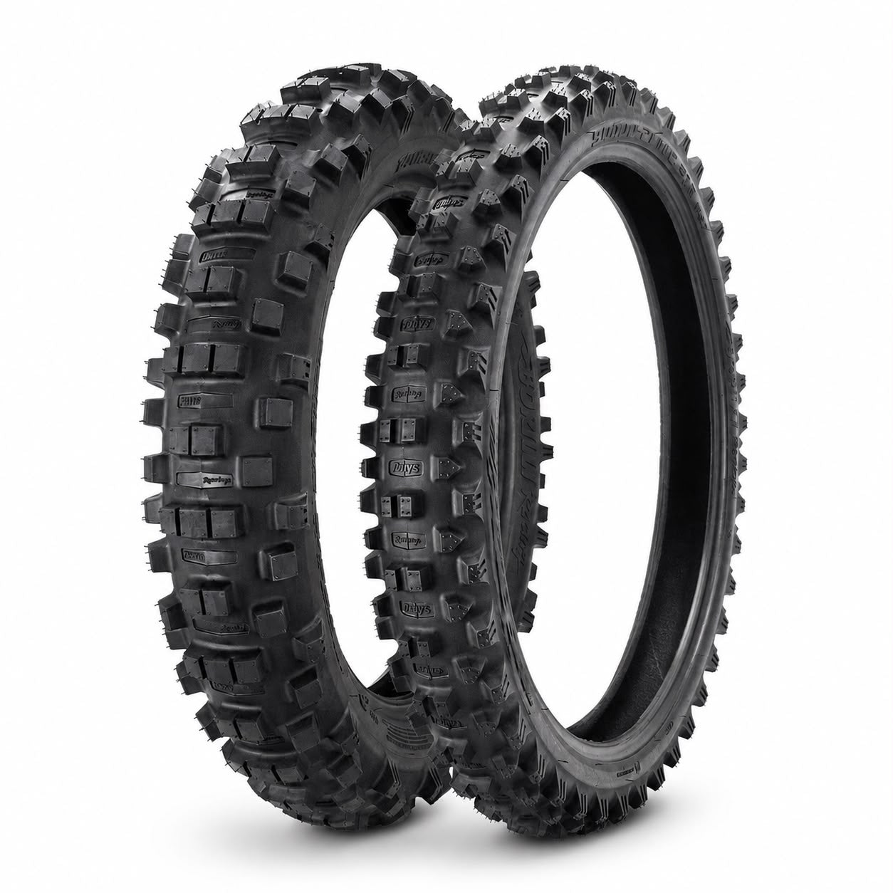 Coppia copertoni Borilli 7 days omologate fim enduro 140/80-18 - 90/90-21 Medium