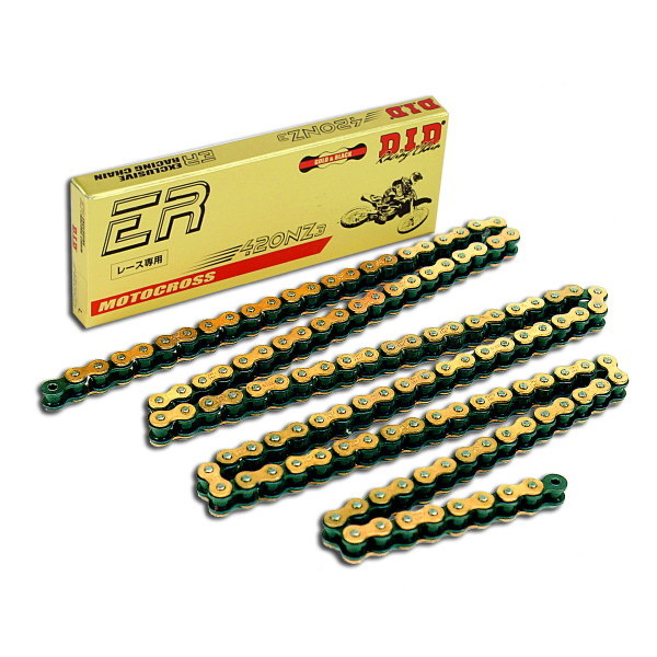 Catena DID 420 NZ3 Gold & Black 140 Maglie – Cross e Minicross Senza O-Ring