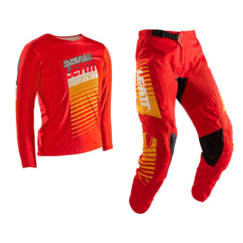 Completo Maglia + Pantalone Leatt Ride Kit 3.5 Junior Rosso