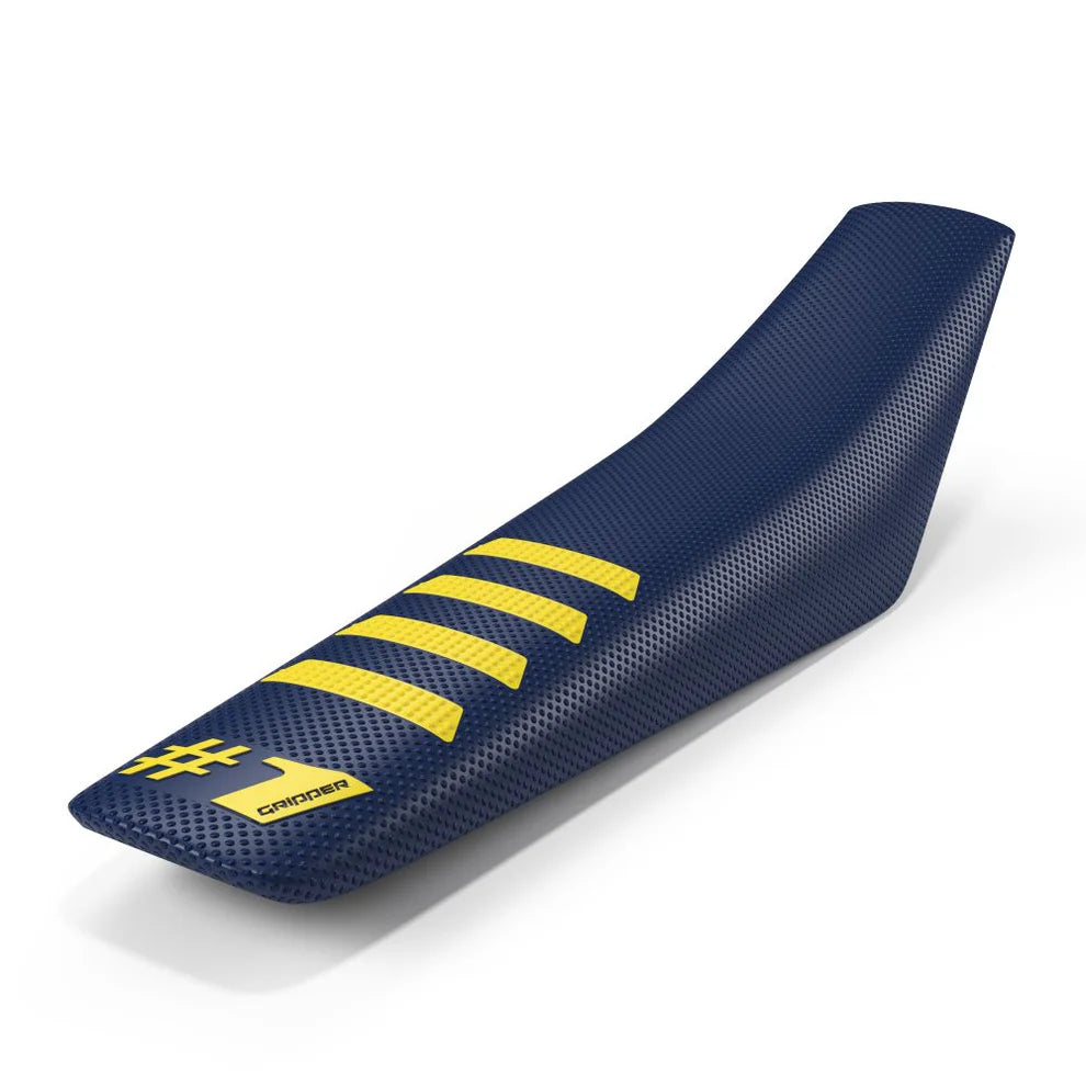 Coprisella OneGripper Ribbed - Blu Scuro e Giallo