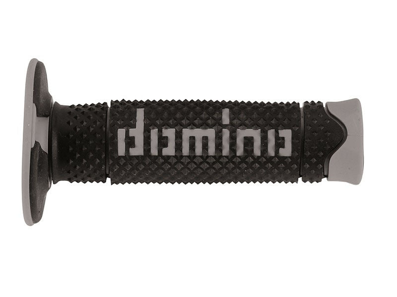 Coppia Manopole Off Road DOMINO DSH nero/grigio - A26041C5240