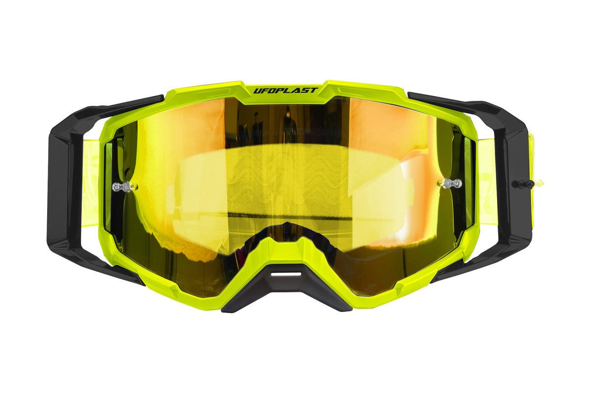 Occhiali Motocross UFO Plast Core 2.0 Giallo/Nero
