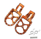 Pedane Maggiorate KTM Exc Exc-f 2017 - 2023 Sx Sxf 2016 - 2022 Arancio