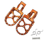 Pedane Maggiorate KTM Exc Exc-f 2017 - 2023 Sx Sxf 2016 - 2022 Arancio