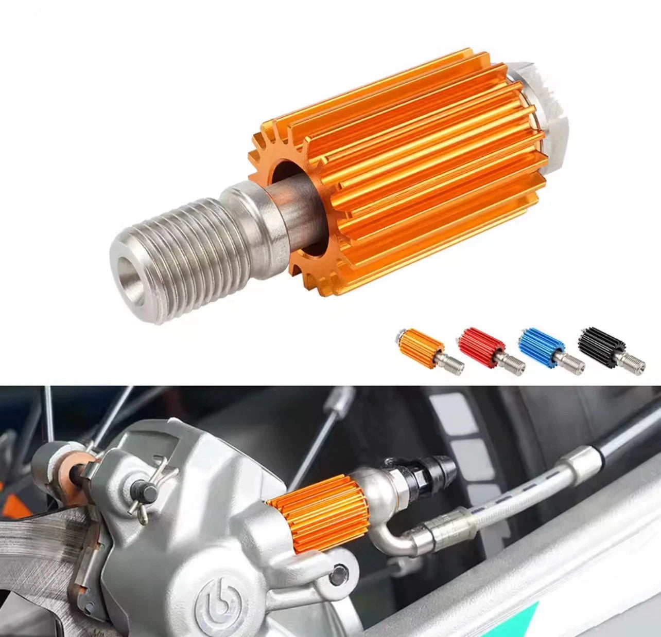Dissipatore di calore Pompa freno post. Brembo Magura Ktm Exc / Exc-f / Sx / Sxf Sherco Se / Sef Husqvarna Fc / Fe / Tc / Te
