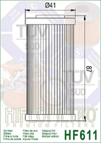 Filtro olio HF611 Sherco