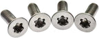 Kit 4 Viti Coperchio Pompa Freno / Frizione Brembo Torx Inox — MB Spare Parts